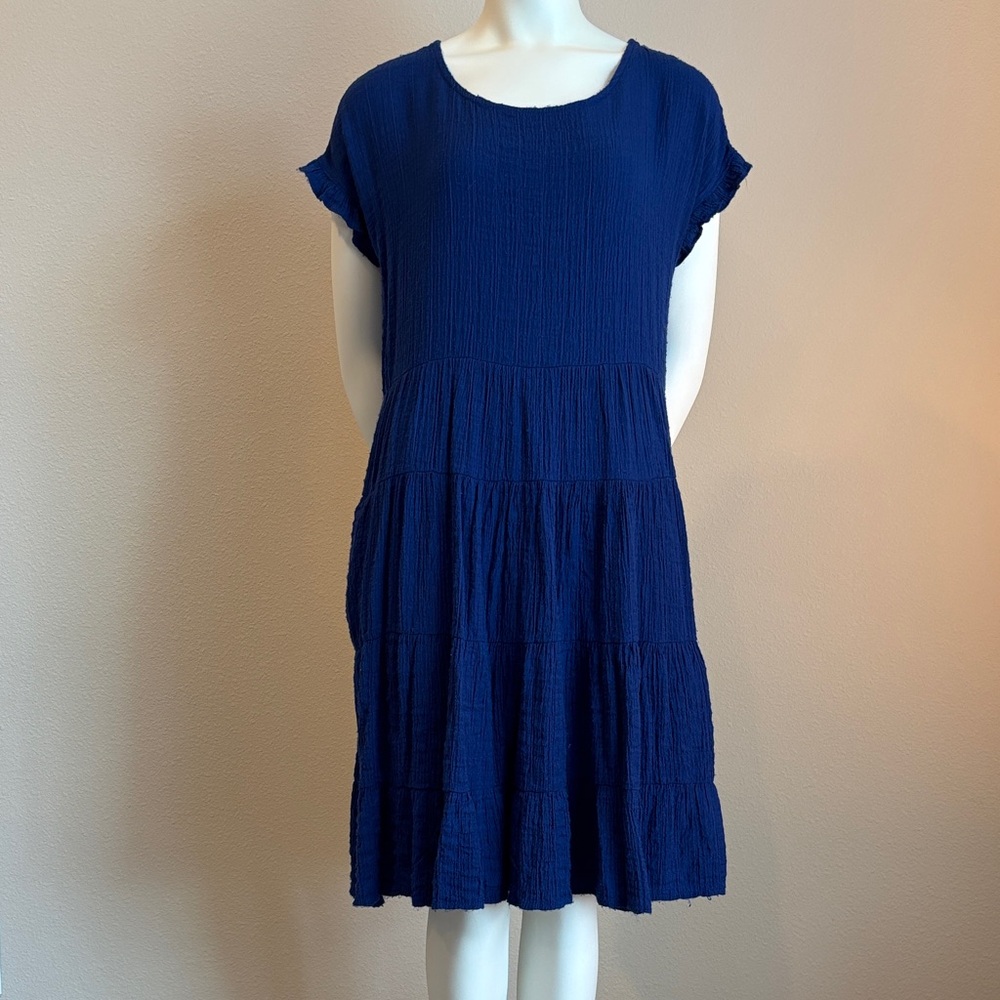 Knox Rose Navy Blue Mini Dress